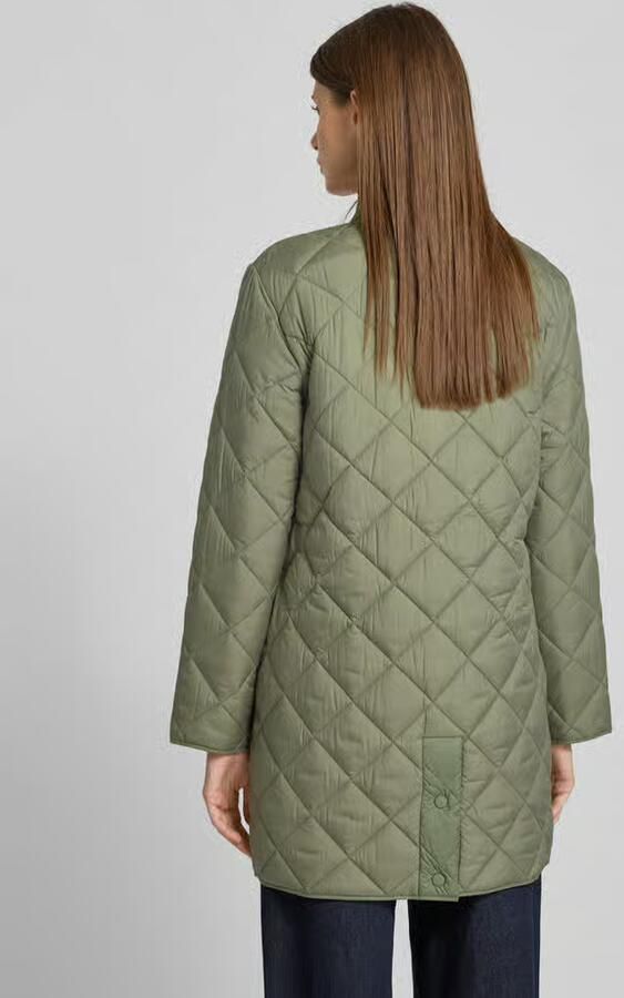Christian Berg Woman Selection Relaxed fit lange gewatteerde jas met opstaande kraag