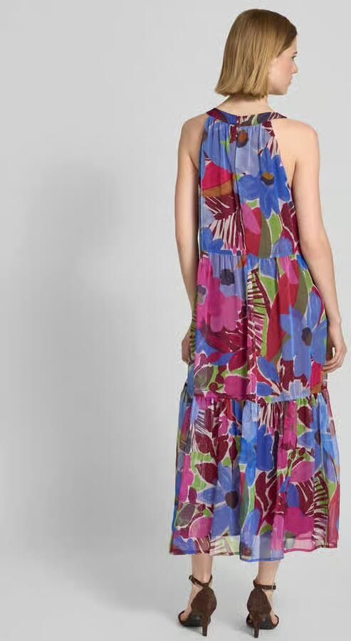 Christian Berg Woman Selection relaxed fit midi-jurk met florale all-over print - Foto 3