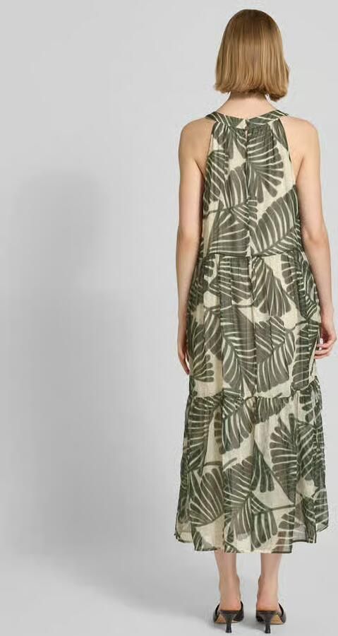 Christian Berg Woman Selection relaxed fit midi-jurk met florale all-over print - Foto 3