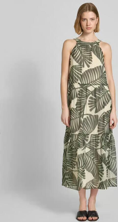 Christian Berg Woman Selection relaxed fit midi-jurk met florale all-over print - Foto 2