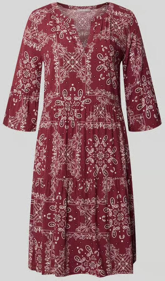 Christian Berg Woman Selection relaxed fit mini-jurk van pure viscose - Foto 2