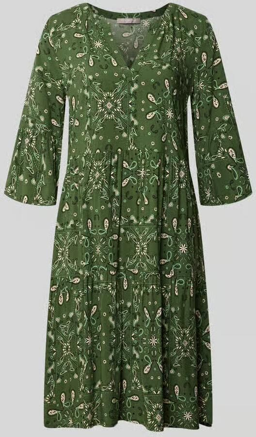 Christian Berg Woman Selection relaxed fit mini-jurk van pure viscose - Foto 2