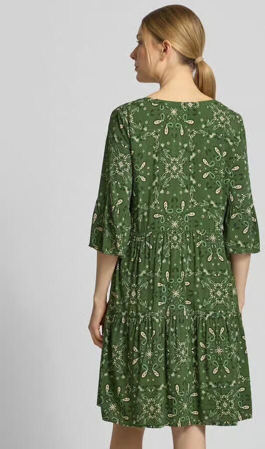 Christian Berg Woman Selection relaxed fit mini-jurk van pure viscose - Foto 2
