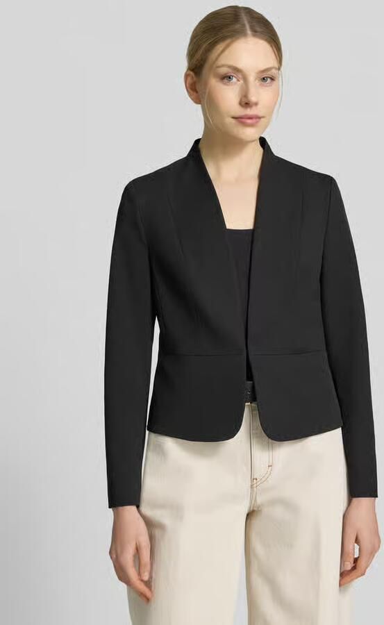 Christian Berg Woman Selection slim fit blazer met haakjessluiting - Foto 3