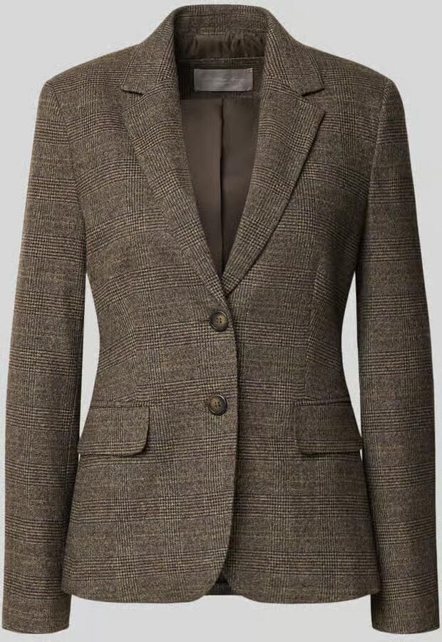 Christian Berg Woman Selection Slim Fit blazer met klepzakken