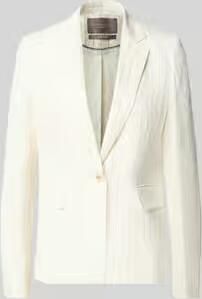 Christian Berg Woman Selection slim fit blazer van linnenmix met streepmotief