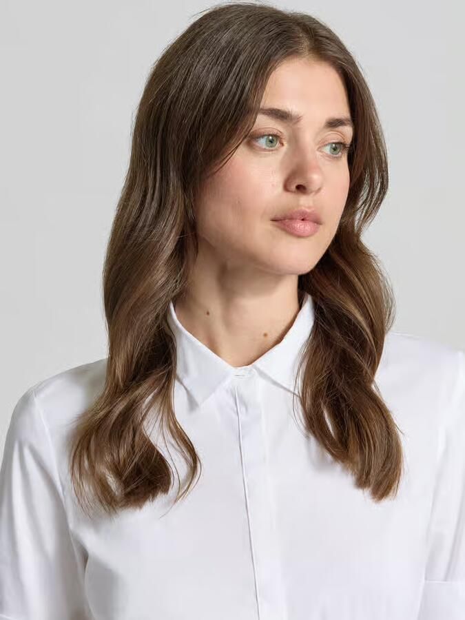 Christian Berg Woman Selection Overhemdblouse met blinde knoopsluiting