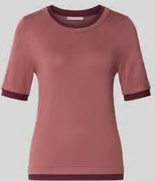 Christian Berg Woman Selection Slim fit gebreid shirt van viscosemix
