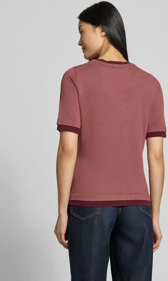 Christian Berg Woman Selection Slim fit gebreid shirt van viscosemix - Foto 3