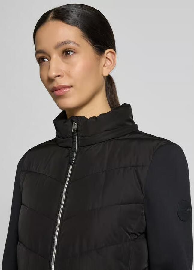 Christian Berg Woman Selection Slim Fit gewatteerd jack met gevoerde opstaande kraag - Foto 3