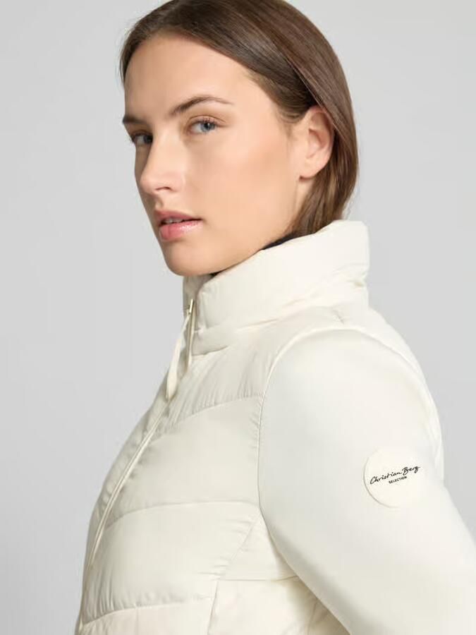 Christian Berg Woman Selection Slim Fit gewatteerd jack met gevoerde opstaande kraag - Foto 2