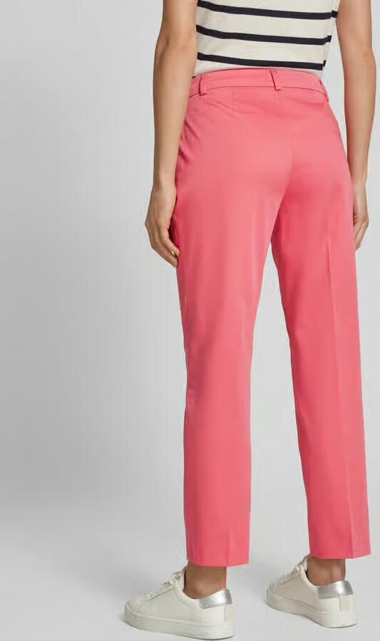 Christian Berg Woman Selection Slim fit pantalon van katoenmix - Foto 3