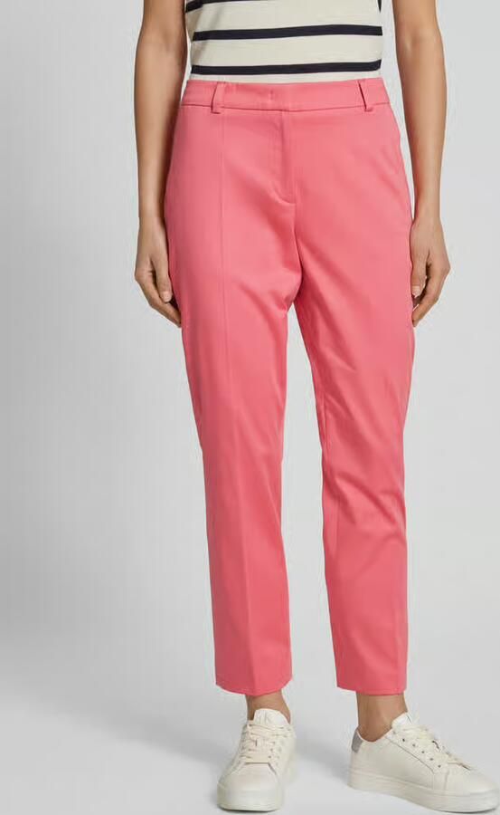 Christian Berg Woman Selection Slim fit pantalon van katoenmix - Foto 2