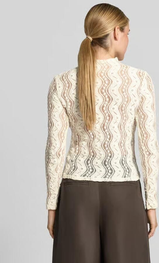 Christian Berg Woman Selection Slim fit shirt met lange mouwen van katoenmix - Foto 3
