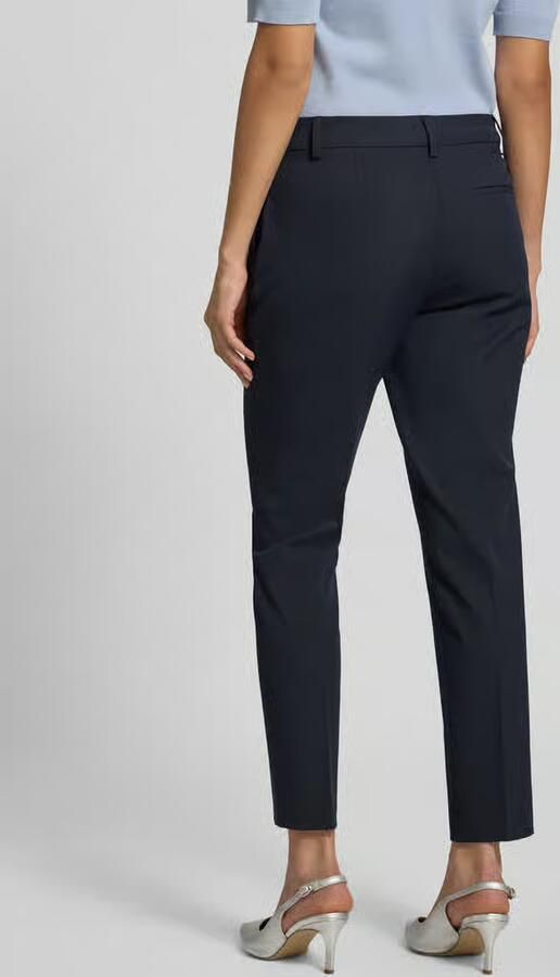 Christian Berg Woman Selection Slim fit stoffen broek met verkort model - Foto 3