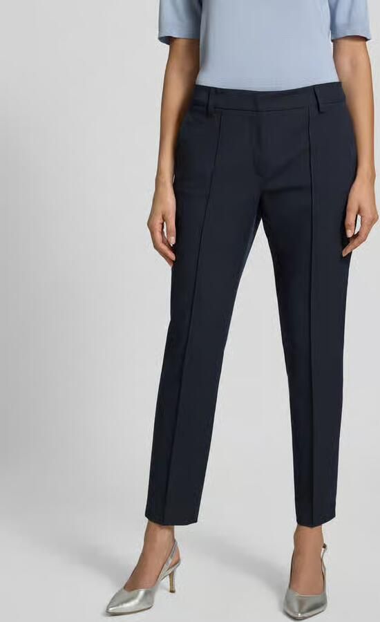 Christian Berg Woman Selection Slim fit stoffen broek met verkort model - Foto 2