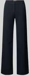 Christian Berg Woman Selection Stoffen broek met wijde pijpen en persplooien