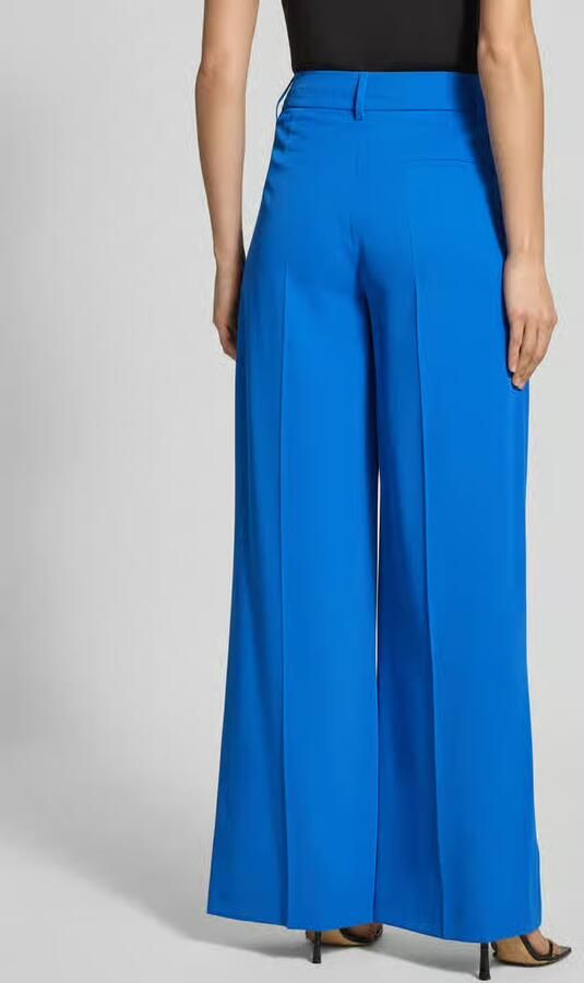 Christian Berg Woman Selection Straight Fit stoffen broek met vouwplooi - Foto 2