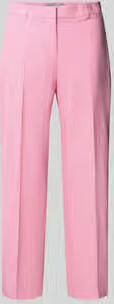 Christian Berg Woman Selection straight fit stoffen broek van linnenmix