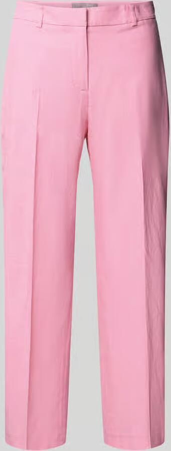 Christian Berg Woman Selection straight fit stoffen broek van linnenmix - Foto 2