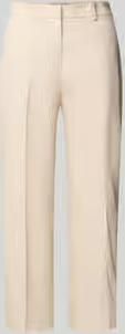 Christian Berg Woman Selection straight fit stoffen broek van linnenmix