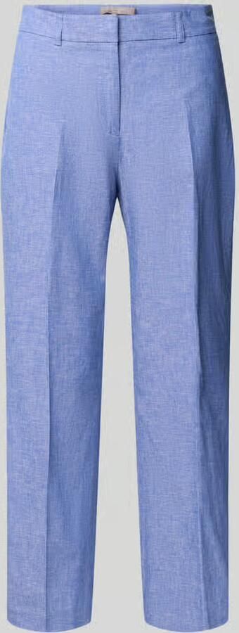 Christian Berg Woman Selection straight fit stoffen broek van linnenmix - Foto 2