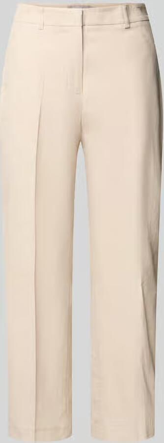 Christian Berg Woman Selection straight fit stoffen broek van linnenmix - Foto 2