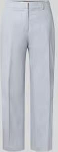 Christian Berg Woman Selection straight fit stoffen broek van linnenmix