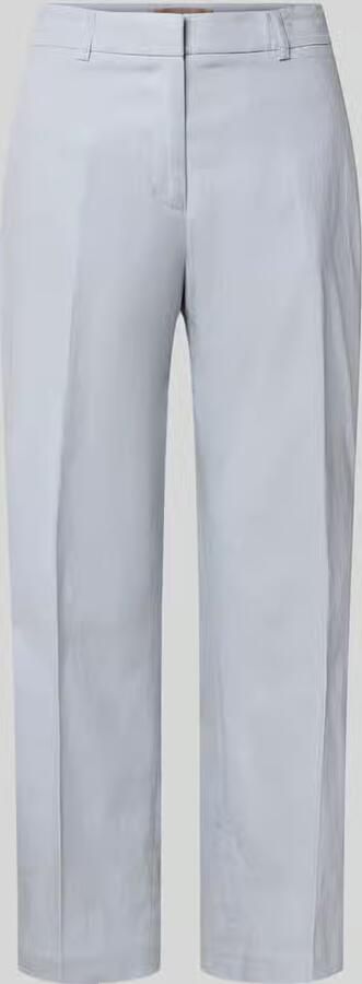 Christian Berg Woman Selection straight fit stoffen broek van linnenmix - Foto 2