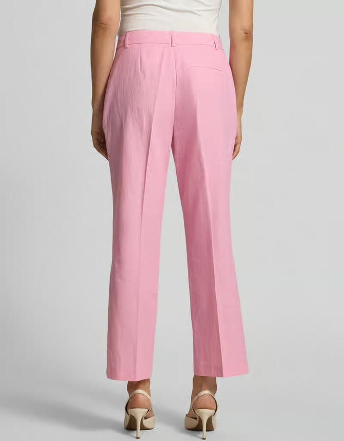 Christian Berg Woman Selection straight fit stoffen broek van linnenmix - Foto 2