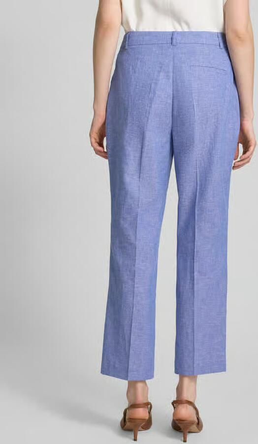 Christian Berg Woman Selection straight fit stoffen broek van linnenmix - Foto 2