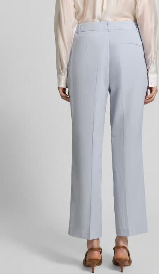 Christian Berg Woman Selection straight fit stoffen broek van linnenmix - Foto 3
