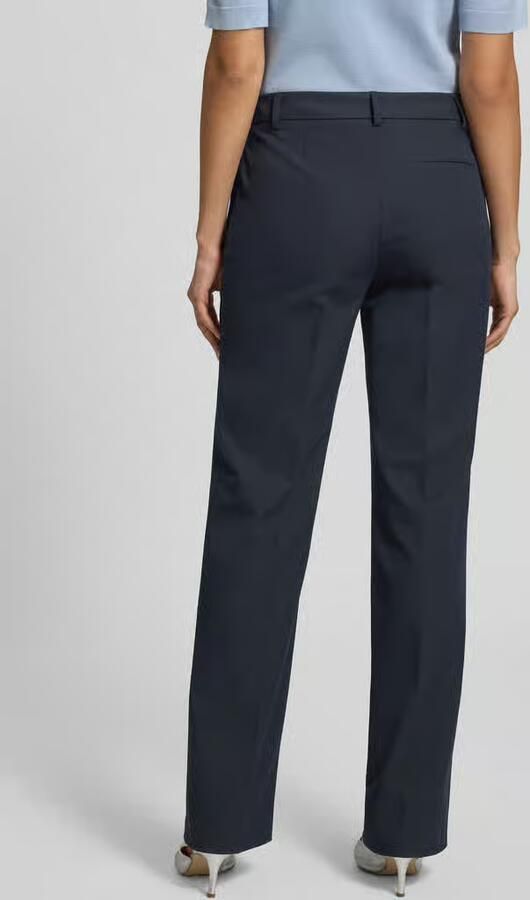 Christian Berg Woman Selection Straight leg pantalon met persplooien