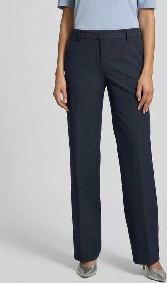 Christian Berg Woman Selection Straight leg pantalon met persplooien - Foto 2
