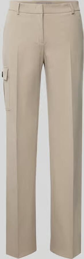 Christian Berg Woman Selection Straight leg stoffen broek met cargozak - Foto 2