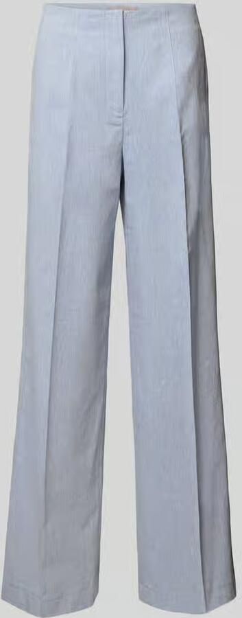 Christian Berg Woman Selection Straight leg stoffen broek met persplooien - Foto 2
