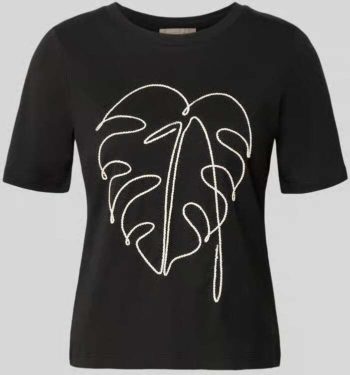 Christian Berg Woman Selection T-shirt met motiefstitching - Foto 2