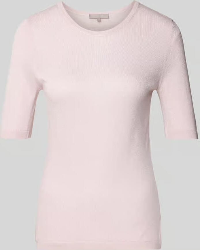 Christian Berg Woman Selection T-shirt van viscosemix in fijngebreide look