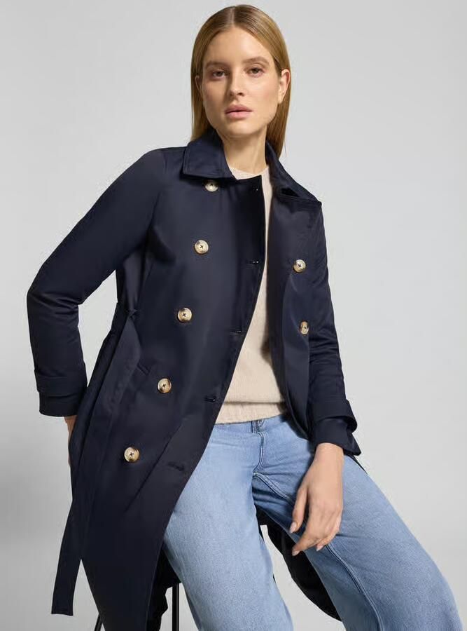Christian Berg Woman Selection Trenchcoat met mouwtrensjes - Foto 2