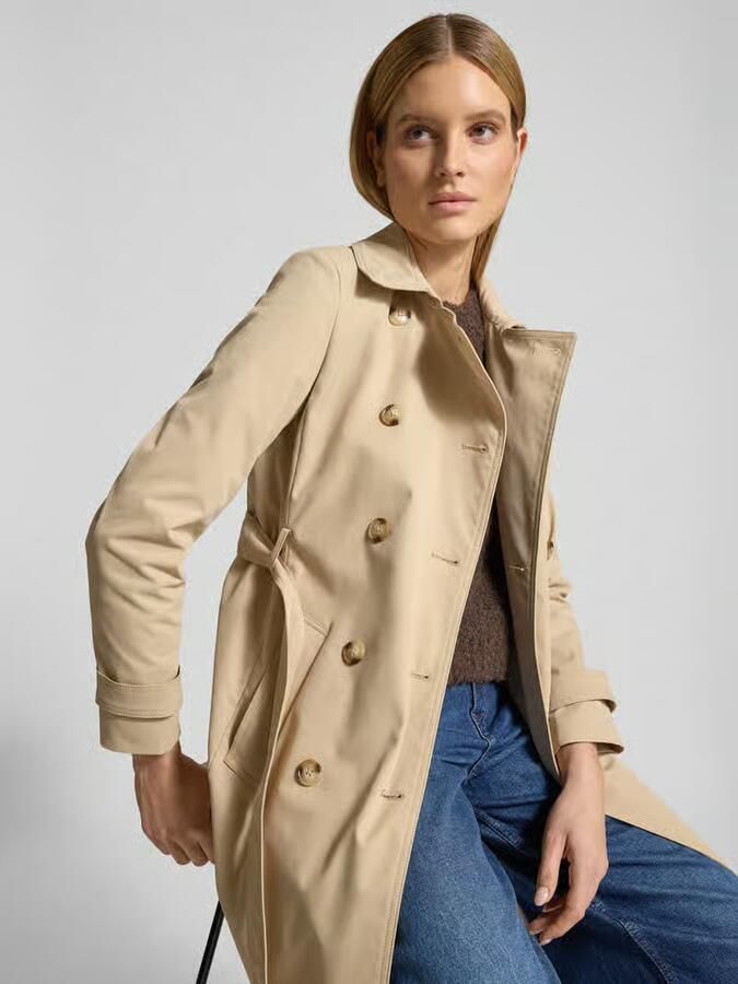 Christian Berg Woman Selection Trenchcoat met mouwtrensjes - Foto 2