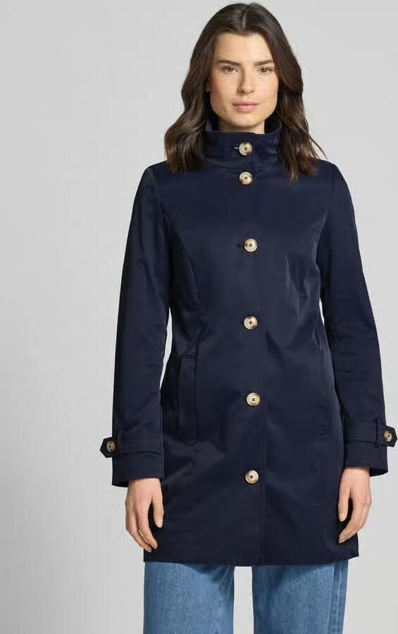 Christian Berg Woman Selection Trenchcoat met opstaande kraag en mouwriem - Foto 3