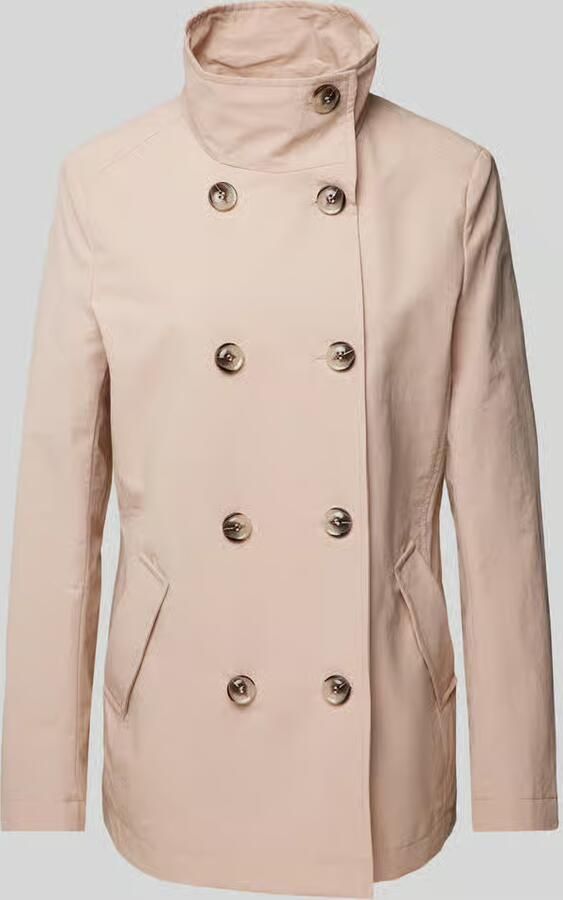 Christian Berg Woman Selection Trenchcoat met opstaande kraag en steekzakken