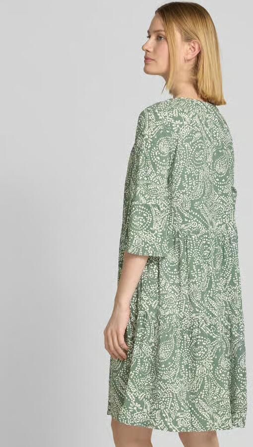 Christian Berg Woman Selection Tuniekjurk van viscose in laagjeslook