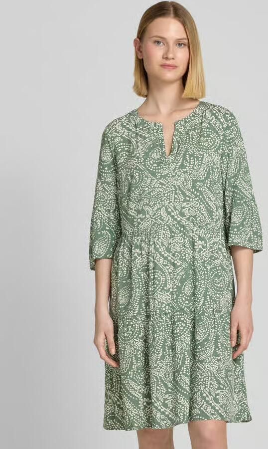 Christian Berg Woman Selection Tuniekjurk van viscose in laagjeslook - Foto 2