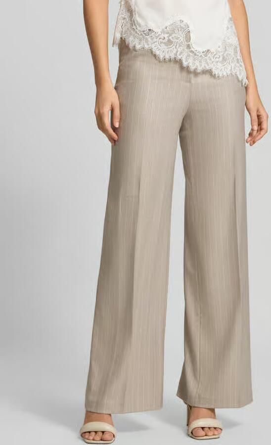 Christian Berg Woman Selection wide fit broek met viscose - Foto 2