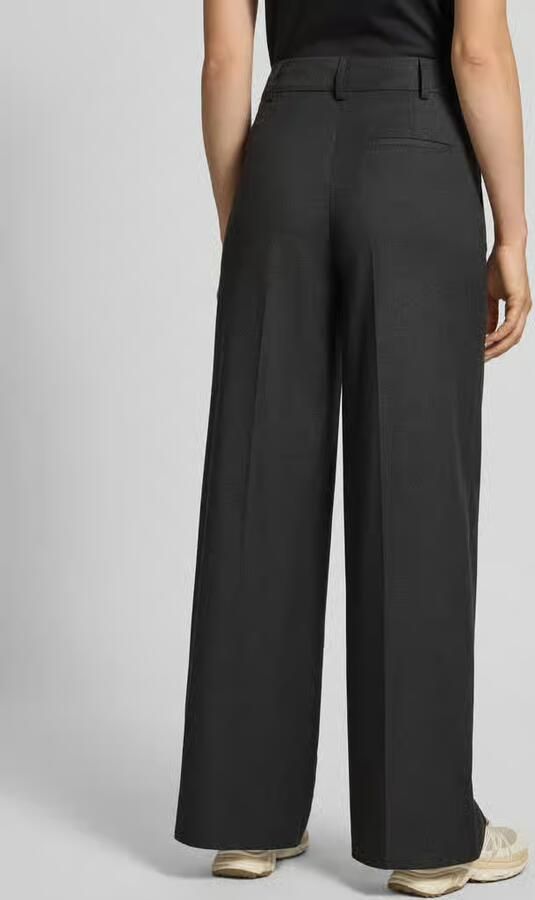 Christian Berg Woman Selection Wide fit stoffen broek met persplooi