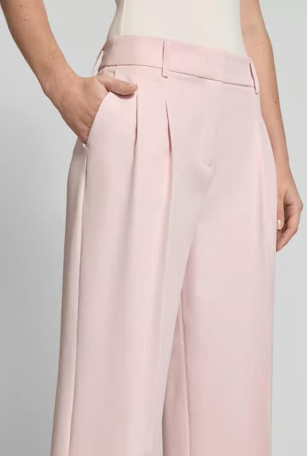 Christian Berg Woman Selection Wide fit stoffen broek met persplooien - Foto 2