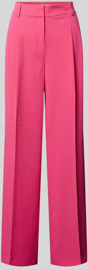 Christian Berg Woman Selection wide fit stoffen broek met persplooien - Foto 2