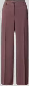 Christian Berg Woman Selection wide fit stoffen broek met persplooien