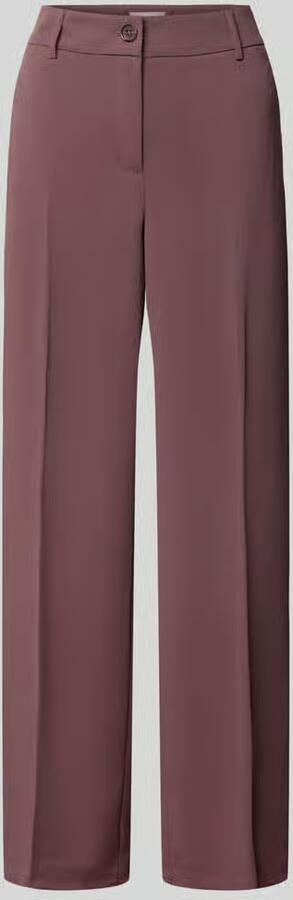 Christian Berg Woman Selection wide fit stoffen broek met persplooien - Foto 2